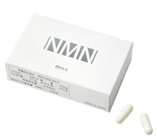 オッペン NMN <ニコチンアミドモノヌクレオチド(NMN)加工食品> 22.8g(0.38g×60粒)2箱入り ※2,000個限定